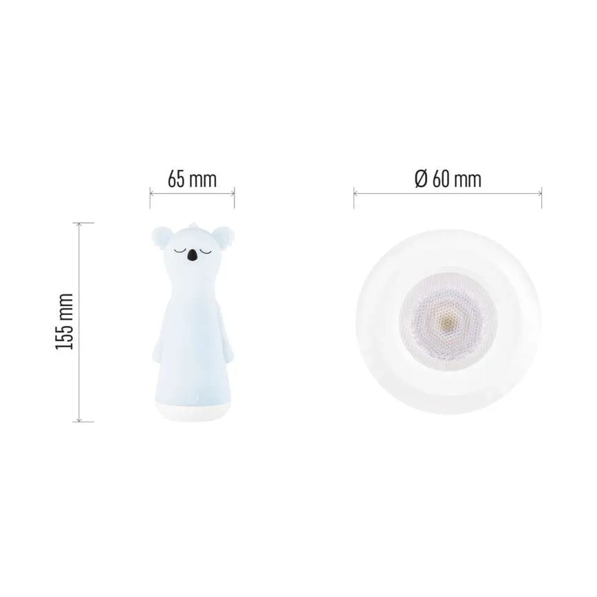 Диммируемый перезаряжаемый детский фонарик 2 в 1 с ночником, LED/3,7V 1200 mAh