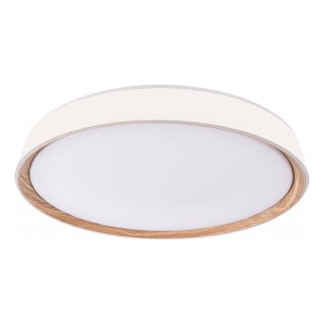 Диммируемый потолочный светильник ILVI LED/45W/230V 2700-6500K, диаметр 50 см, белый/бежевый + пульт дистанционного управления