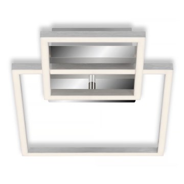 Диммируемый потолочный светильник LED/12W/230V 3000K матовый хром