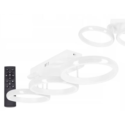 Диммируемый светодиодный потолочный светильник LED/30W/230V 3000-6500K белый Wi-Fi Tuya + пульт дистанционного управления