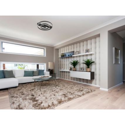 Диммируемый потолочный светильник LED, 80 Вт, 230 В, 3000–6500 К — с пультом дистанционного управления