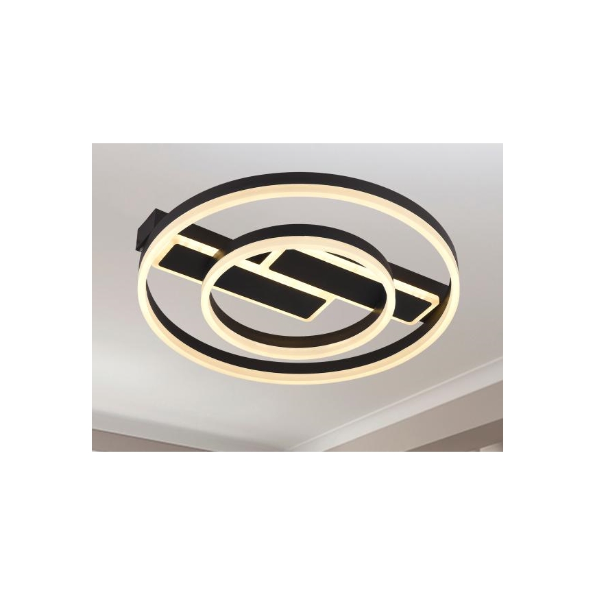 Диммируемый потолочный светильник LED, 80 Вт, 230 В, 3000–6500 К — с пультом дистанционного управления