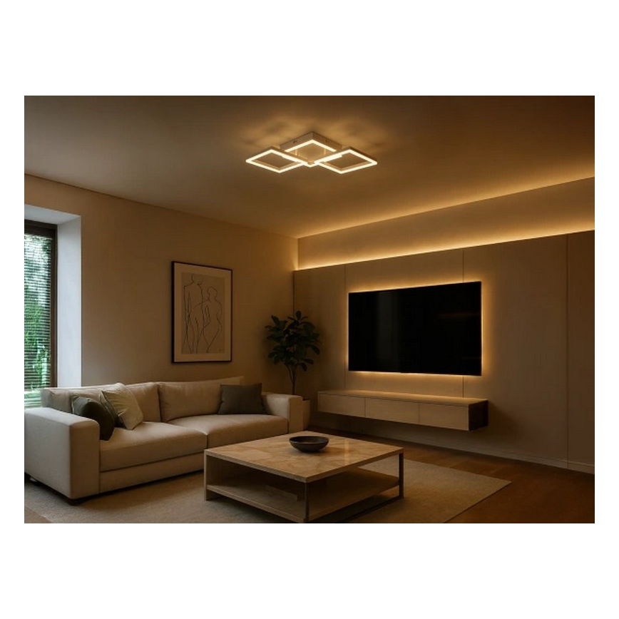 Диммируемый потолочный светильник LED/85W/230V 3000-6500K + пульт дистанционного управления