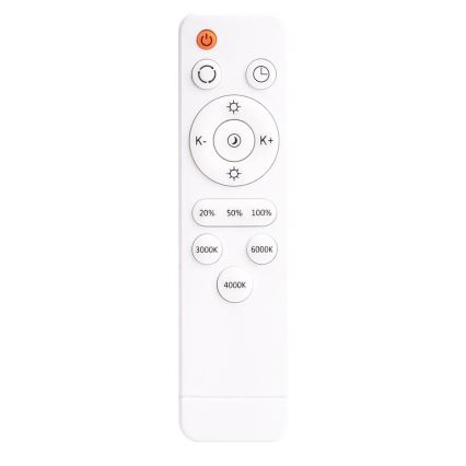 LED-диммируемый потолочный светильник KERN LED/80W/230V 3000/4000/6000K, диаметр 80 см, золотой — с пультом дистанционного управления