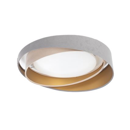 Диммируемый LED потолочный светильник SMART GALAXY MODERN, 24 Вт, 230 В, 3000–6500 К, диаметр 55 см, серый/бежевый/золотой, с пультом дистанционного управления