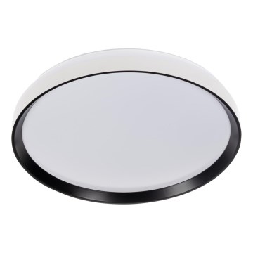 Диммируемый потолочный светильник LIXAN LED/65W/230V 3000-6500K диам. 48,6 см белый/черный + пульт ДУ