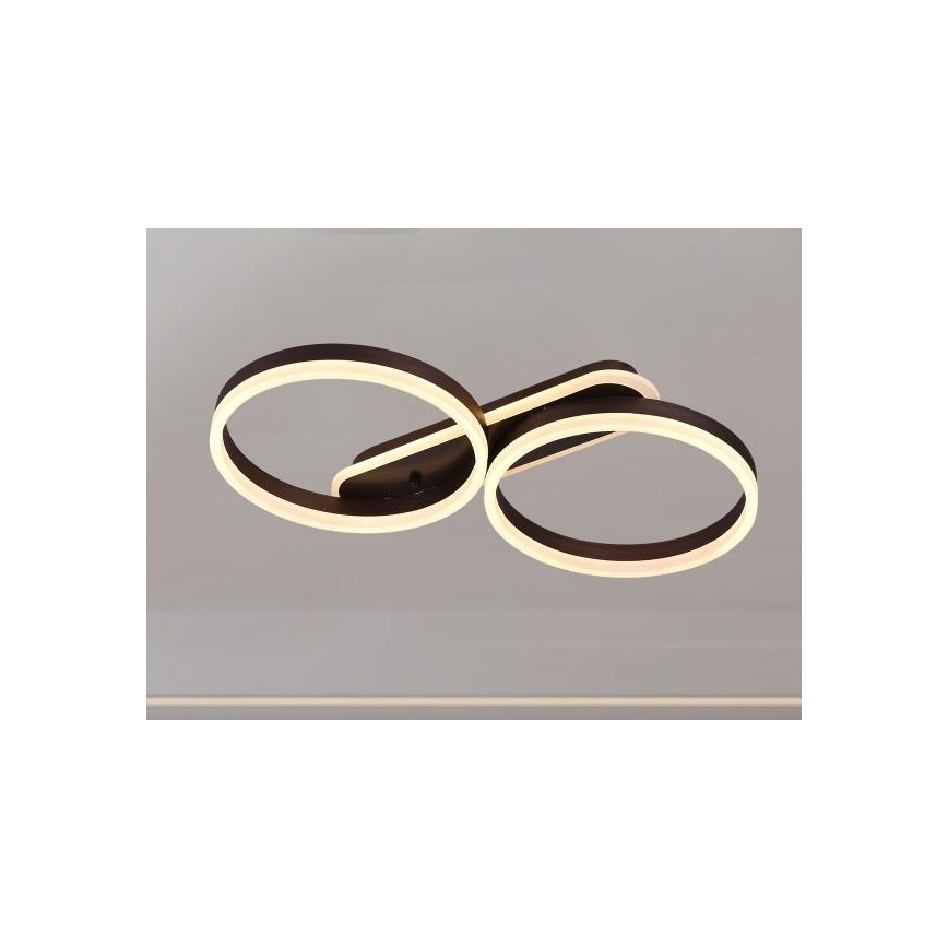 Диммируемый потолочный светодиодный светильник LED/60Вт/230В 3000-6500К + пульт дистанционного управления