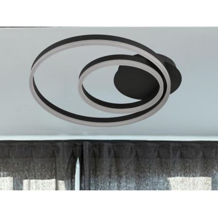 Диммируемый потолочный светильник LED/55W/230V 3000-6500K + пульт дистанционного управления