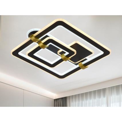 Диммируемый потолочный светодиодный светильник LED/140W/230V 3000-6500K + пульт дистанционного управления
