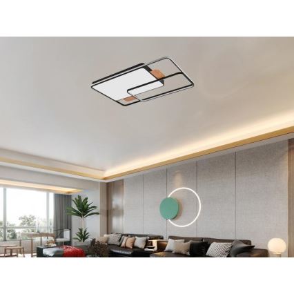 Диммируемый потолочный светодиодный светильник LED/280W/230V 3000-6500K + пульт дистанционного управления