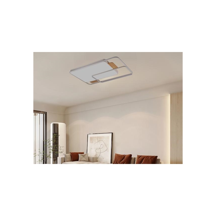 Диммируемый потолочный светодиодный светильник LED/280W/230V 3000-6500K + пульт дистанционного управления