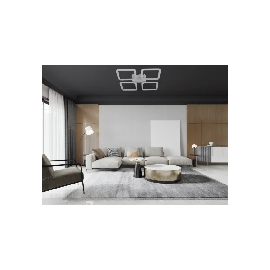 Диммируемый потолочный светодиодный светильник LED/95 Вт/230 В 3000-6500 К + пульт дистанционного управления