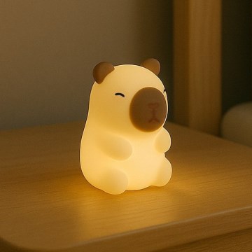 Диммируемый сенсорный перезаряжаемый детский ночник KAPYBARA LED RGBW LED/0,45W/5V 800 mAh