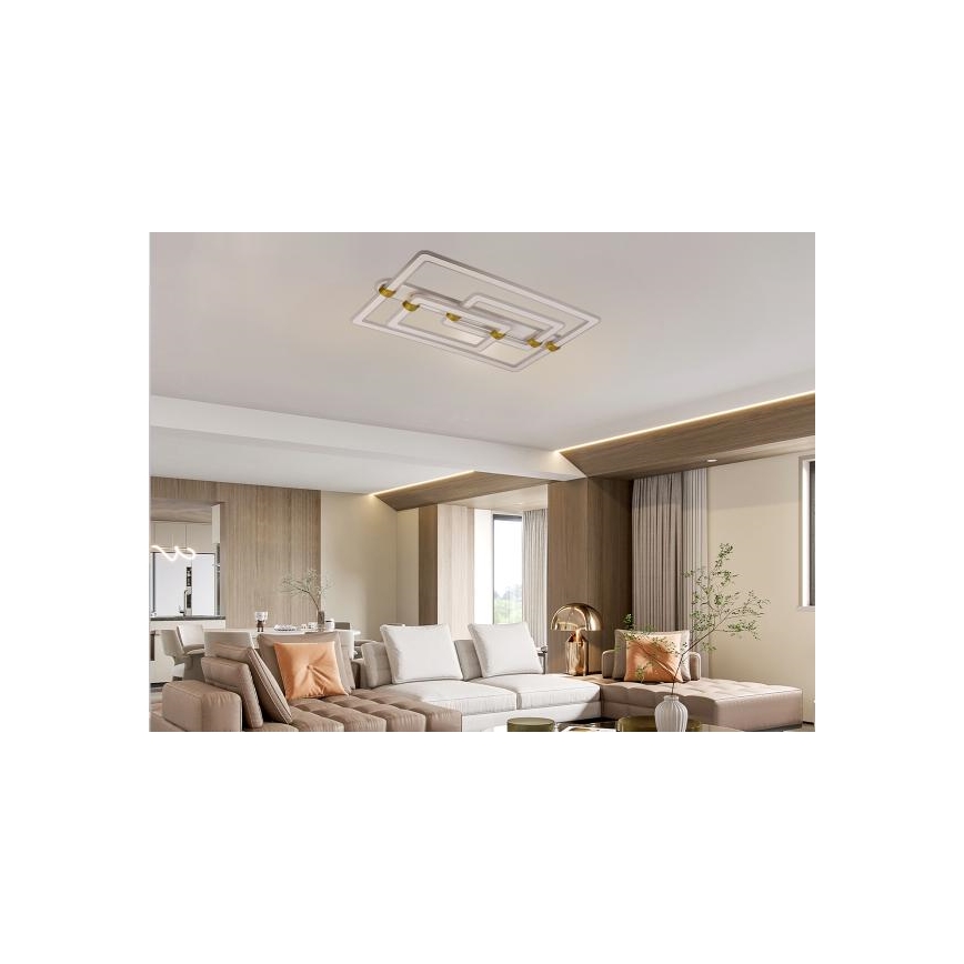 Диммируемый светодиодный потолочный светильник LED/280W/230V 3000-6500K + пульт дистанционного управления