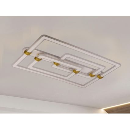 Диммируемый светодиодный потолочный светильник LED/280W/230V 3000-6500K + пульт дистанционного управления