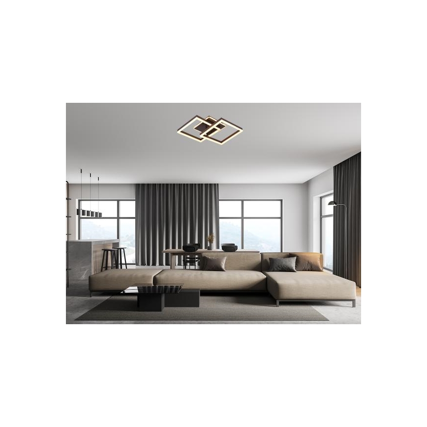 Диммируемый светодиодный потолочный светильник LED/80W/230V 3000-6500K + пульт дистанционного управления