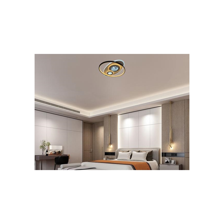 Диммируемый светодиодный потолочный светильник LED/105W/230V 3000-6500K + пульт дистанционного управления