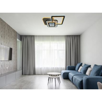 Диммируемый светодиодный потолочный светильник LED/105W/230V 3000-6500K + пульт дистанционного управления