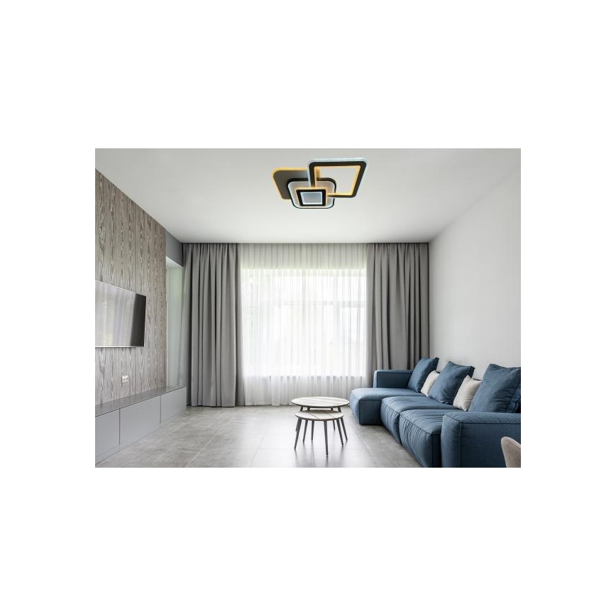 Диммируемый светодиодный потолочный светильник LED/105W/230V 3000-6500K + пульт дистанционного управления