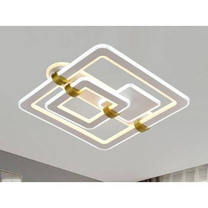 Диммируемый светодиодный потолочный светильник LED/140W/230V 3000-6500K + пульт дистанционного управления