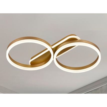 Диммируемый светодиодный потолочный светильник LED/60W/230V 3000-6500K + пульт дистанционного управления