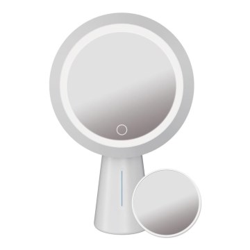 Диммируемое косметическое зеркало со светодиодной подсветкой LED/3W/5V USB
