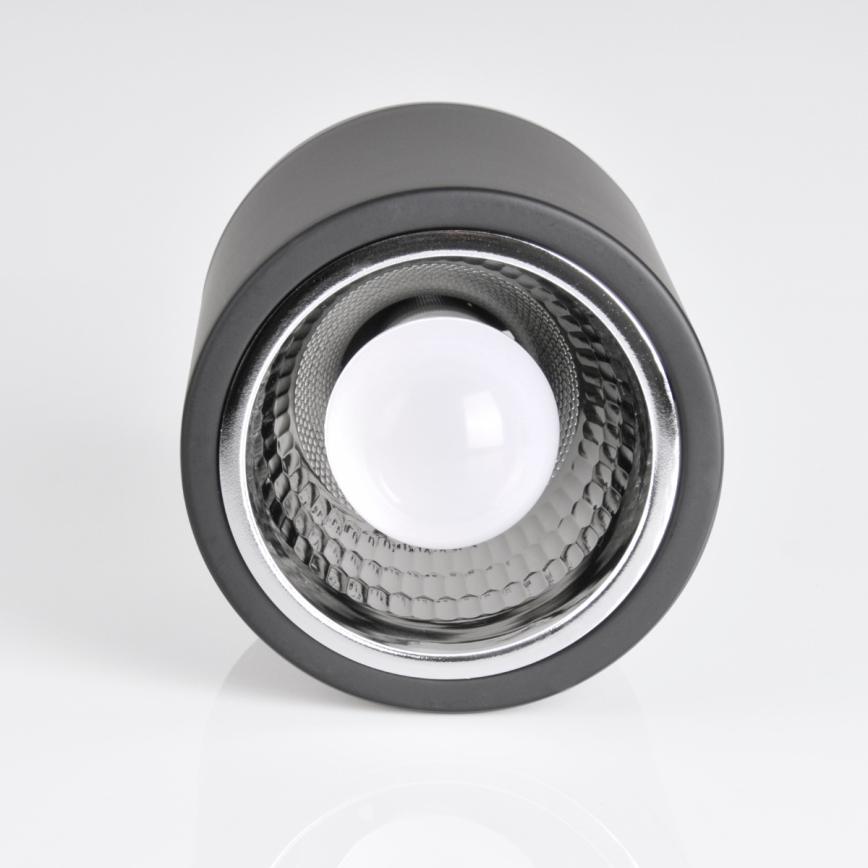 Диммоване RGBW світлодіодне точкове світло JUPITER 1xE27/6,5W/230V 2700-6500K Wi-Fi діаметр 13 см чорне