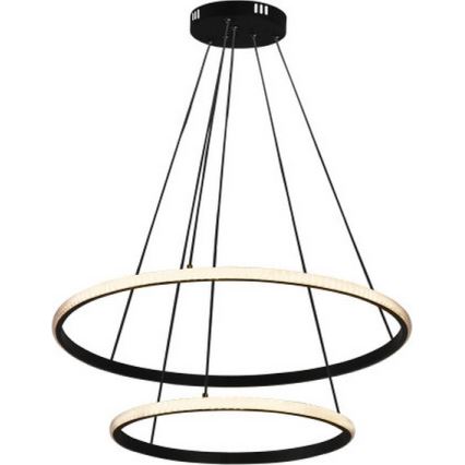 LED затемнювана люстра на тросі LED/55W/230V 3000-6500K pr. 60 cm + дистанційне керування