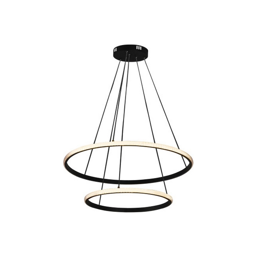 LED затемнювана люстра на тросі LED/55W/230V 3000-6500K pr. 60 cm + дистанційне керування