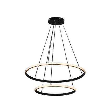 LED затемнювана люстра на тросі LED/55W/230V 3000-6500K pr. 60 cm + дистанційне керування