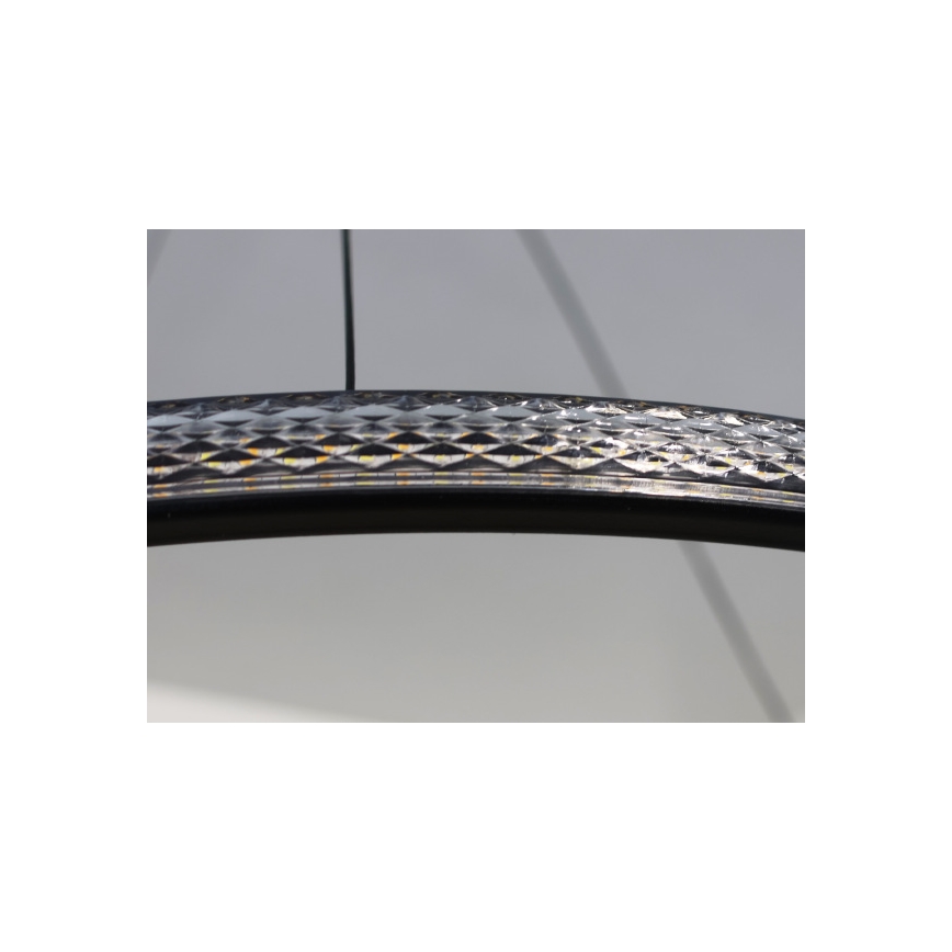 LED затемнювана люстра на тросі LED/55W/230V 3000-6500K pr. 60 cm + дистанційне керування