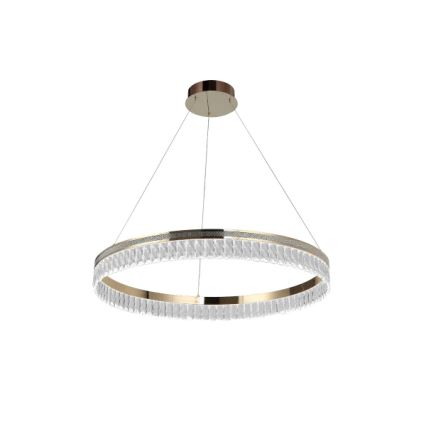 Регульована LED кришталева люстра на тросі THALIA LED/55 Вт/230 В 3000–6000K, діаметр 80 см + пульт дистанційного керування