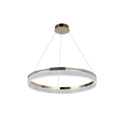 Регульована LED кришталева люстра на тросі THALIA LED/55 Вт/230 В 3000–6000K, діаметр 80 см + пульт дистанційного керування