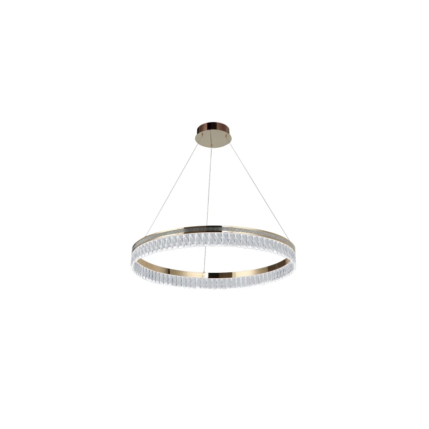 Регульована LED кришталева люстра на тросі THALIA LED/55 Вт/230 В 3000–6000K, діаметр 80 см + пульт дистанційного керування
