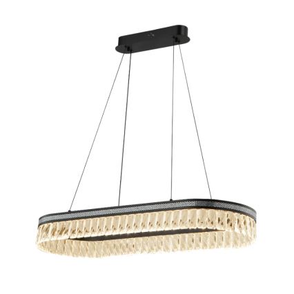 LED кришталева люстра на тросі THALIA з регулюванням яскравості LED/50W/230V 3000-6000K + дистанційне керування