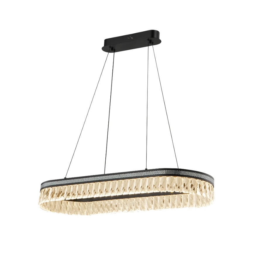 LED кришталева люстра на тросі THALIA з регулюванням яскравості LED/50W/230V 3000-6000K + дистанційне керування