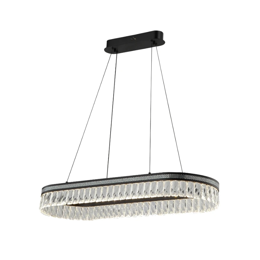 LED кришталева люстра на тросі THALIA з регулюванням яскравості LED/50W/230V 3000-6000K + дистанційне керування