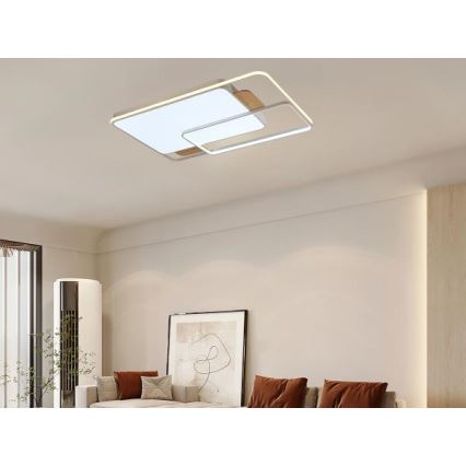Димований LED-стельовий світильник LED/280W/230V 3000–6500K + пульт дистанційного керування