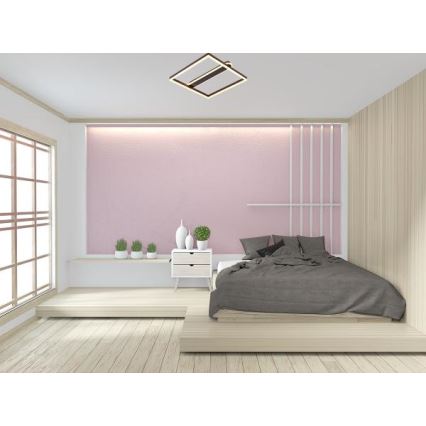 Димований LED стельовий світильник LED/60W/230V 3000-6500K + пульт дистанційного керування