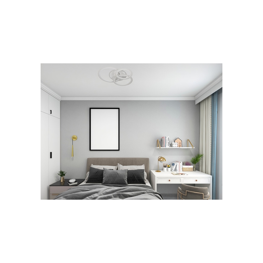 Димований стельовий LED-світильник LED/90W/230V 3000-6500K + пульт дистанційного керування