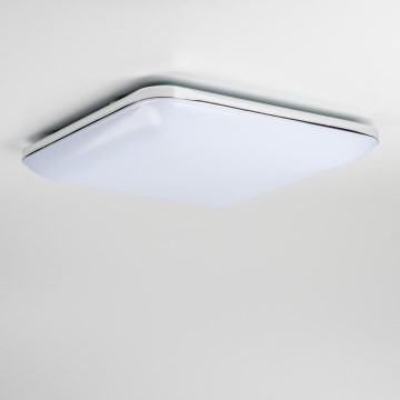 Димований стельовий світильник LED/42W/230V 3000-6500K 49x49 cm білий + пульт дистанційного керування