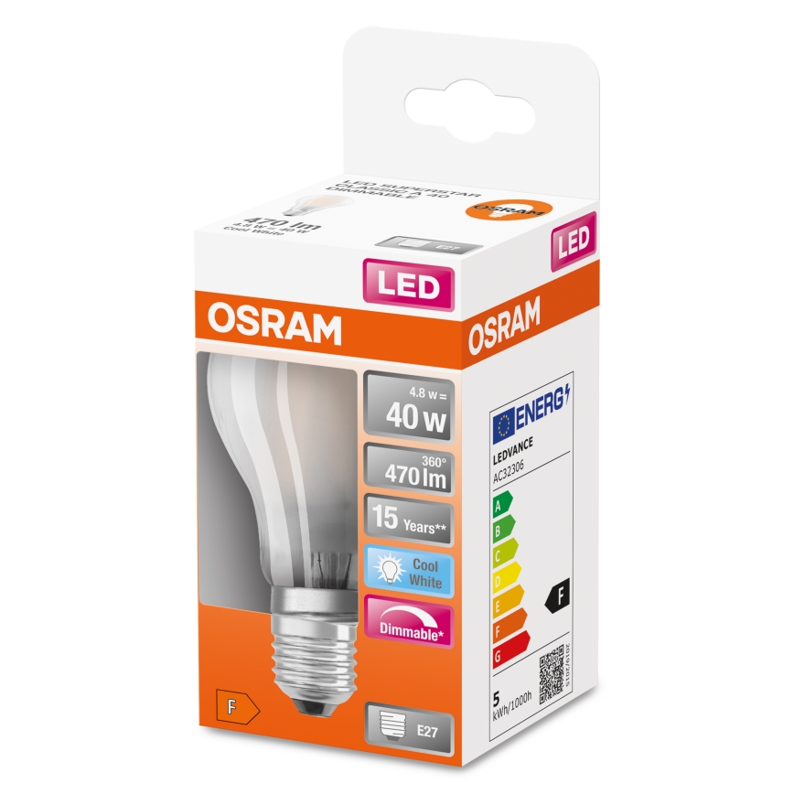 Димувана LED-лампа SUPERSTAR CLASSIC A60 E27/4,8W/230V 4000K - Osram