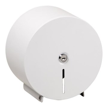 Диспенсер для паперових серветок 20x20 см нержавіюча сталь/білий