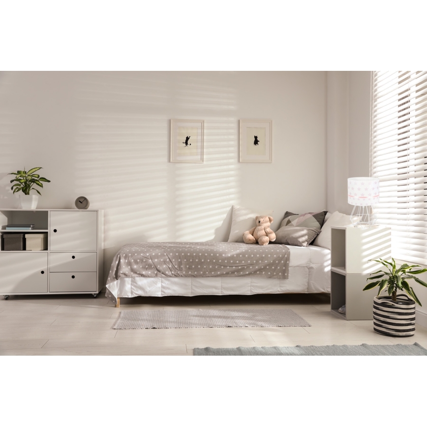 Дитяча лампа PIKKI 1xE27/60W/230V рожевий