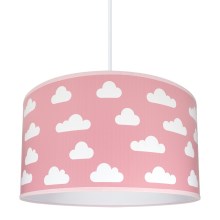 Дитяча люстра CLOUDS PINK 1xE27/60W/230V