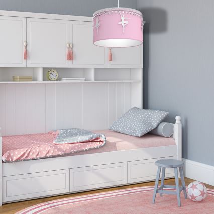 Дитяча підвісна люстра BALETNICA 1xE27/60W/230V