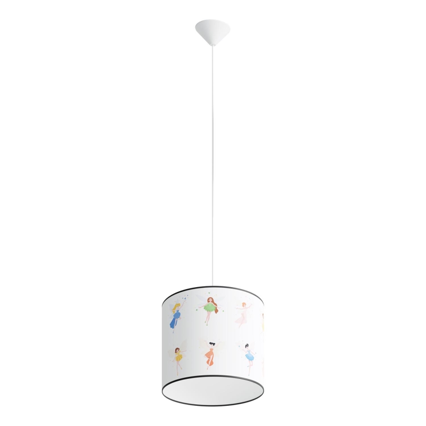 Дитяча підвісна люстра FAIRY 1xE27/15W/230V діаметр 30 см фея