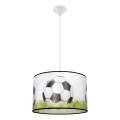 Дитяча підвісна люстра FOOTBALL 1xE27/15W/230V діаметр 40 см футбол