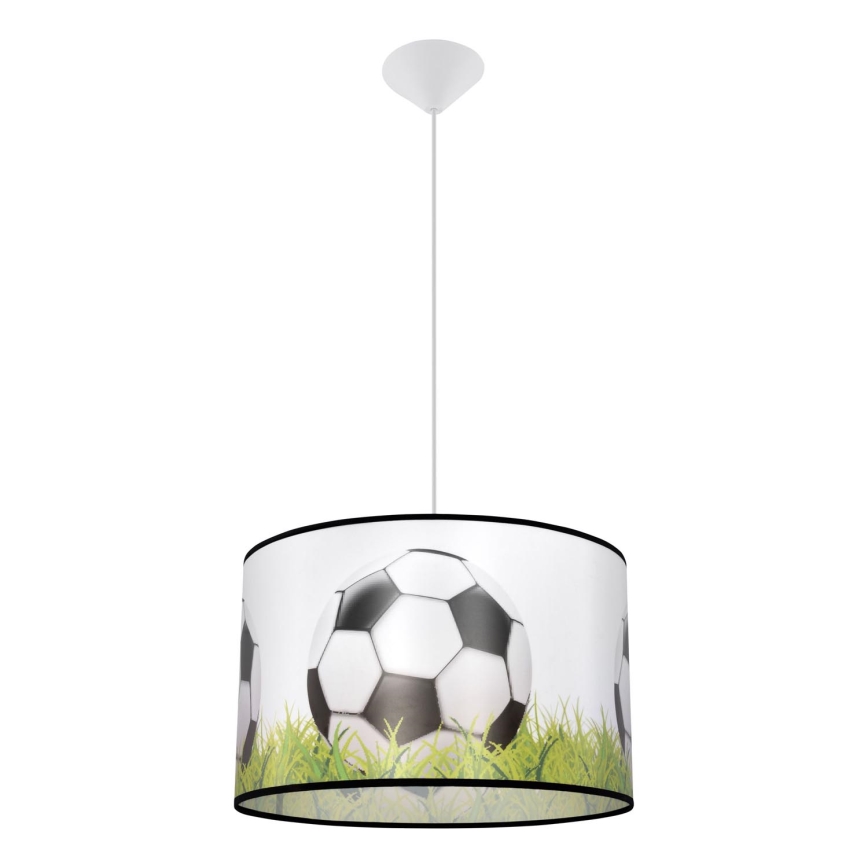 Дитяча підвісна люстра FOOTBALL 1xE27/15W/230V діаметр 40 см футбол