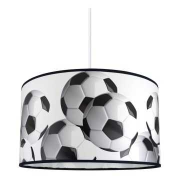 Дитяча підвісна люстра FOOTBALL 1xE27/60W/230V